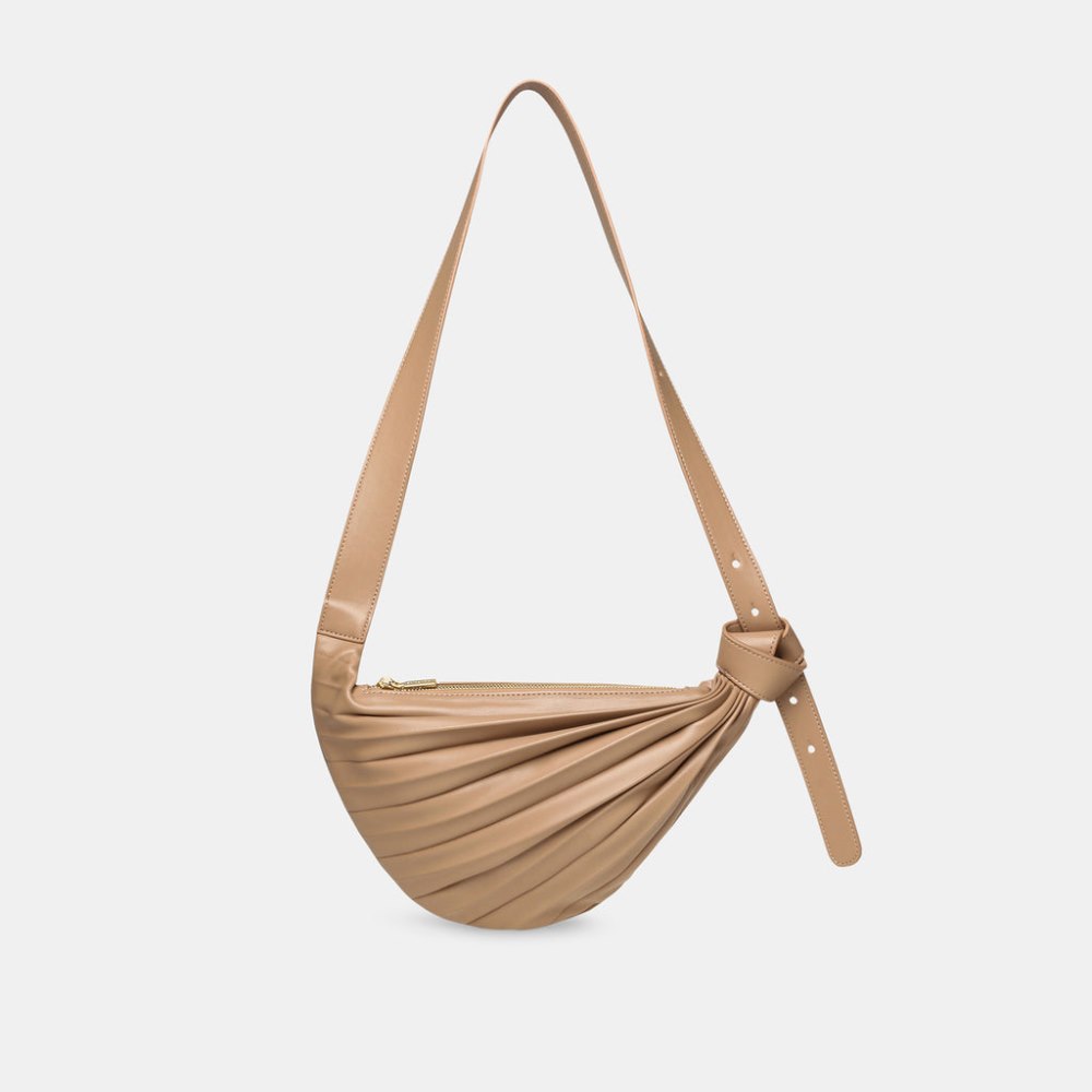 Dolce Vita Georgia Shoulder Bag Cafe Faux Leather