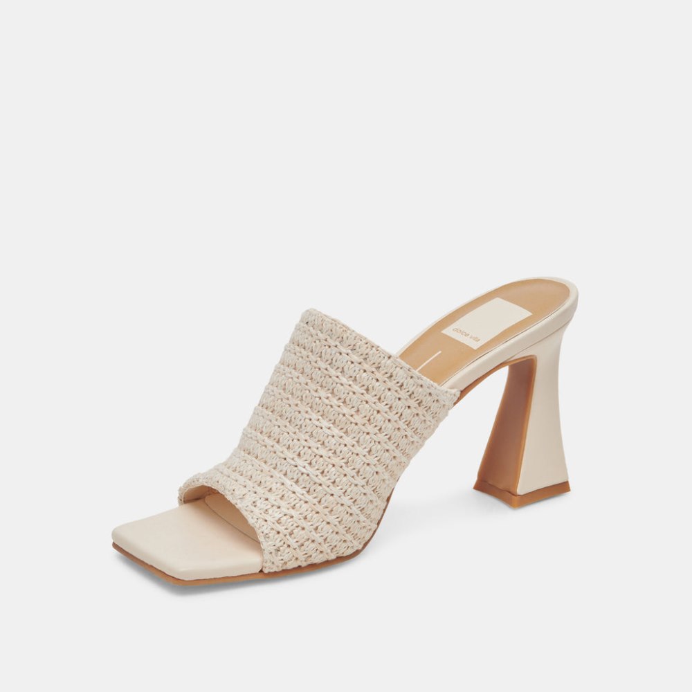 Dolce Vita Novis Heels Cream Woven