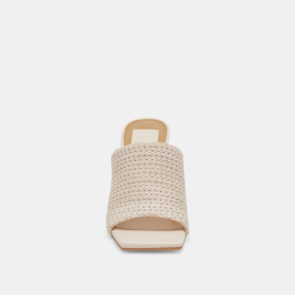 Dolce Vita Novis Heels Cream Woven