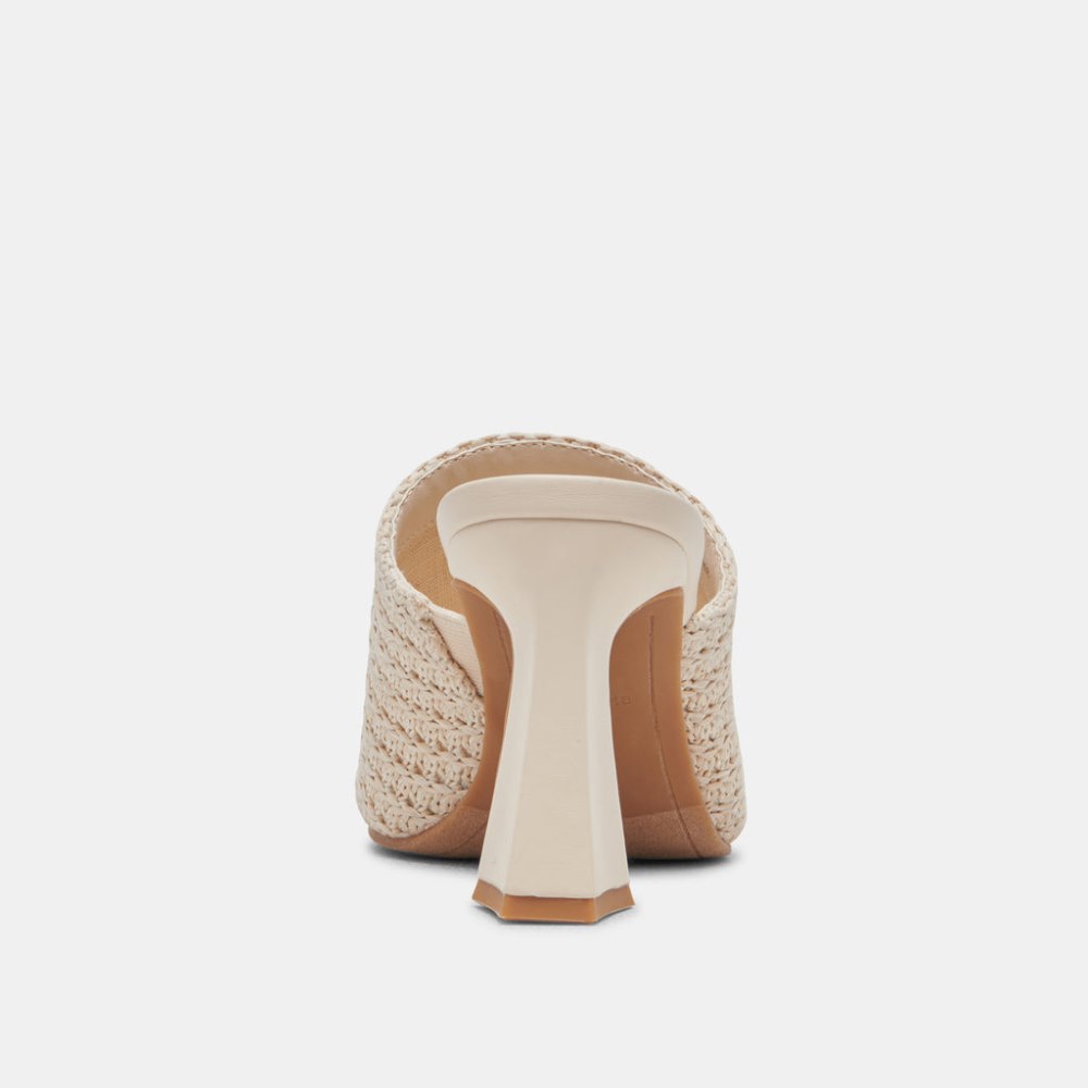 Dolce Vita Novis Heels Cream Woven