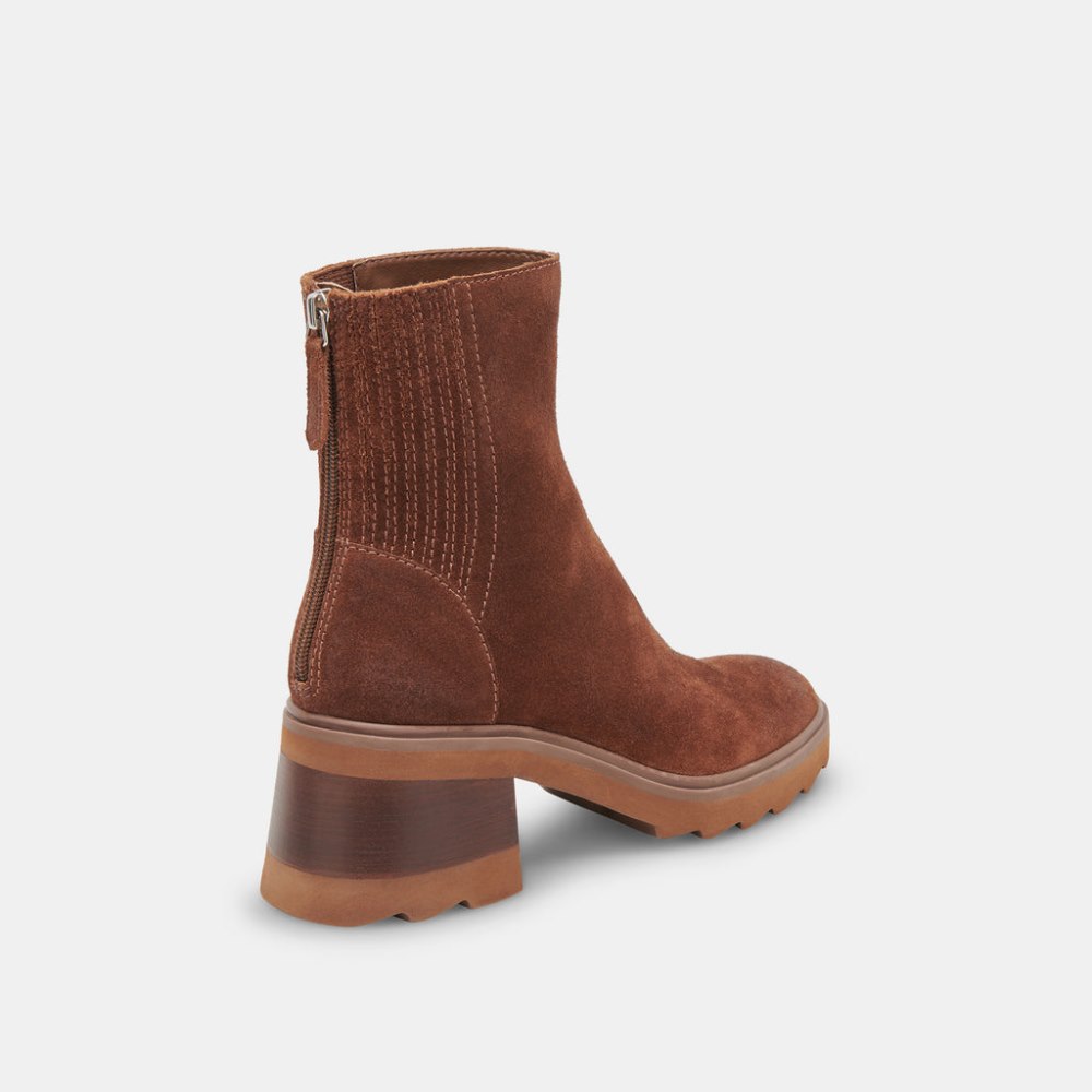 Dolce Vita Martey H2o Wide Boots Cocoa Suede