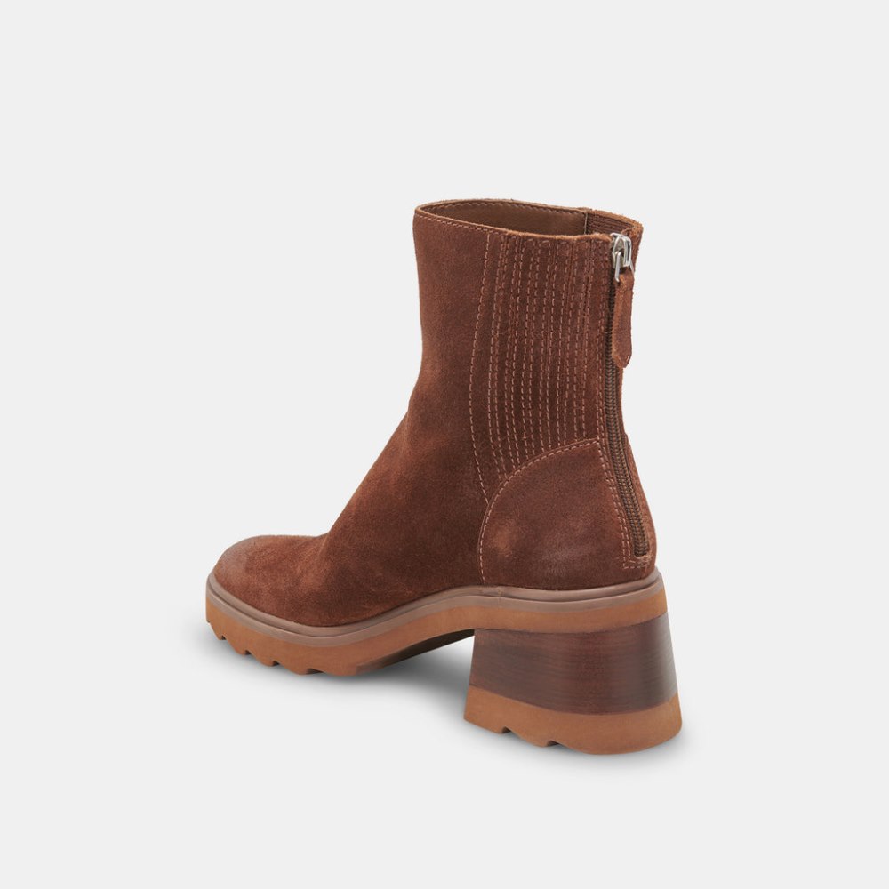 Dolce Vita Martey H2o Wide Boots Cocoa Suede