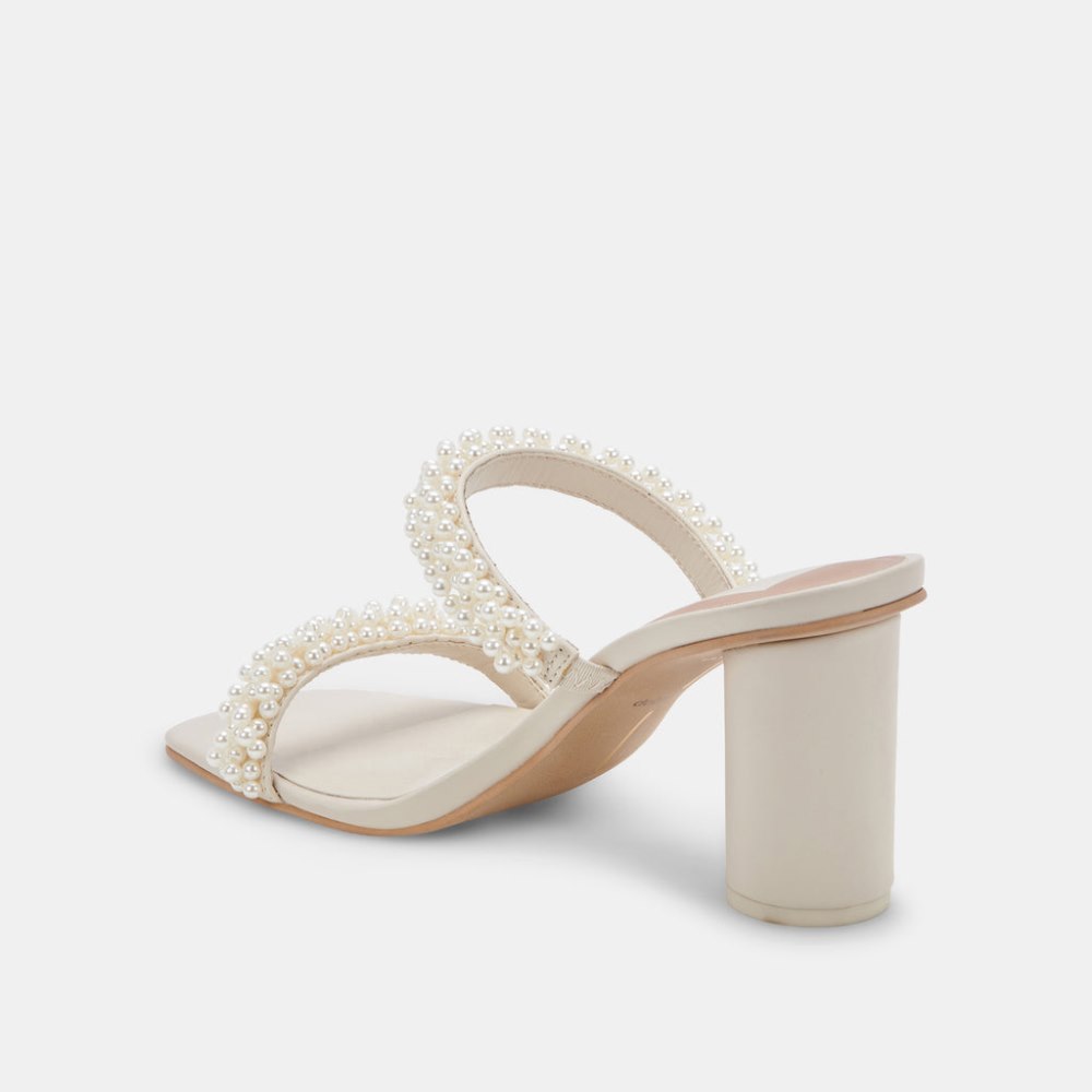 Dolce Vita Noel Heels Vanilla Pearls