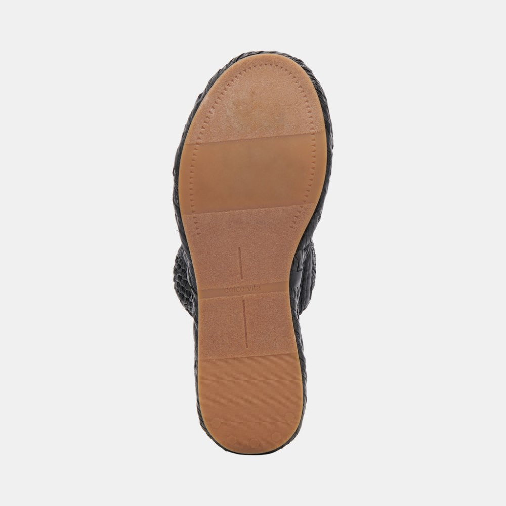 Dolce Vita Corla Sandals Onyx Raffia