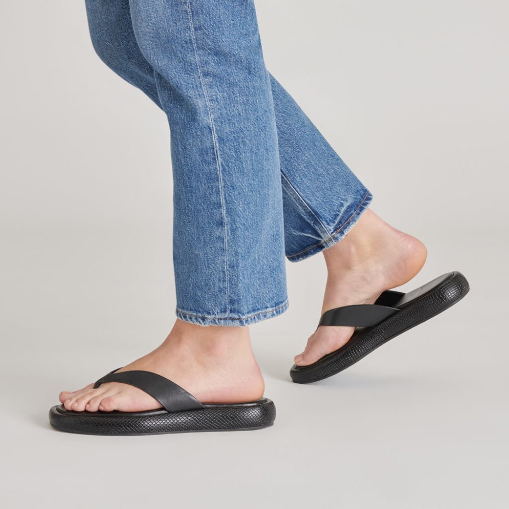 Dolce Vita Adin Sandals Black Leather