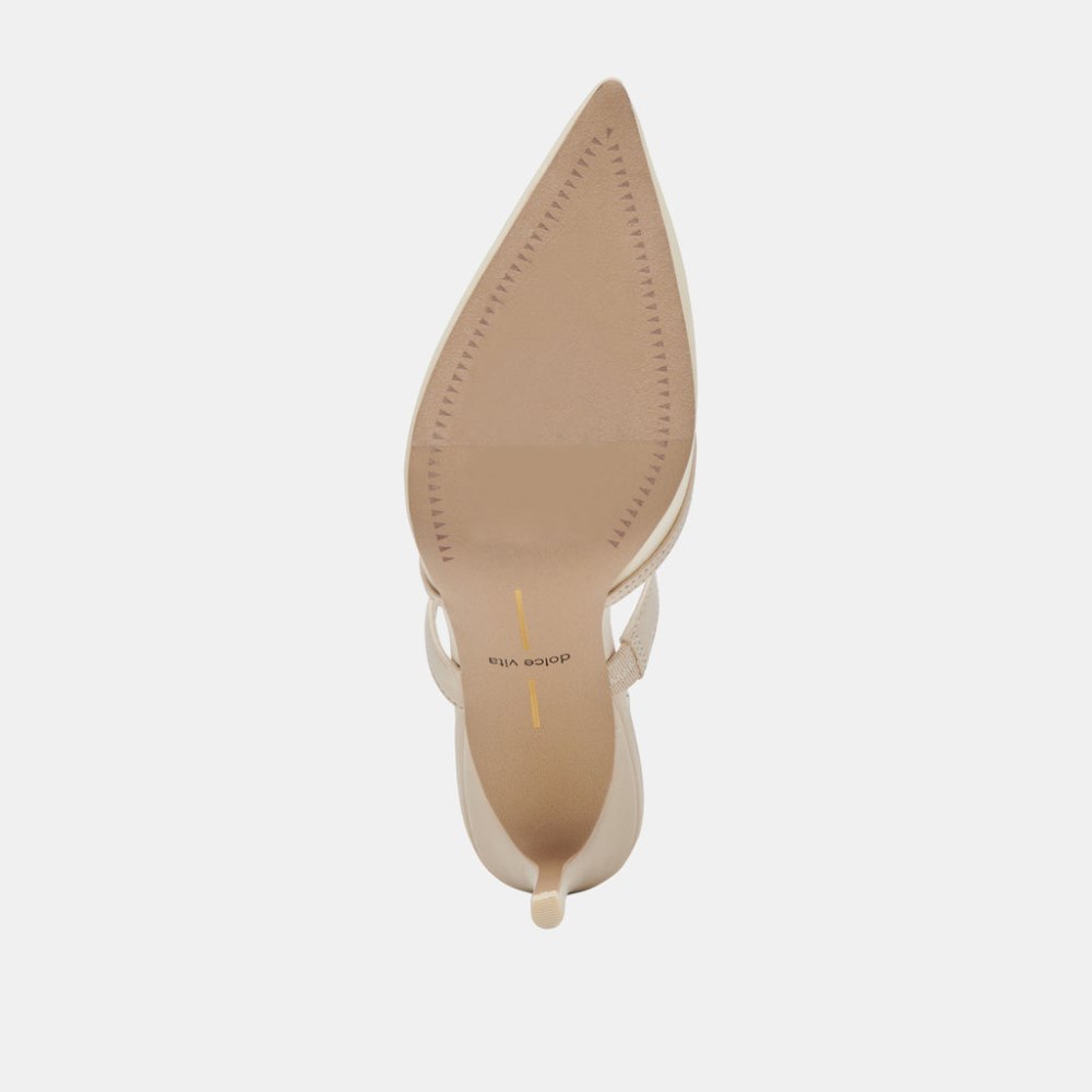Dolce Vita Katik Heels Ivory Mesh