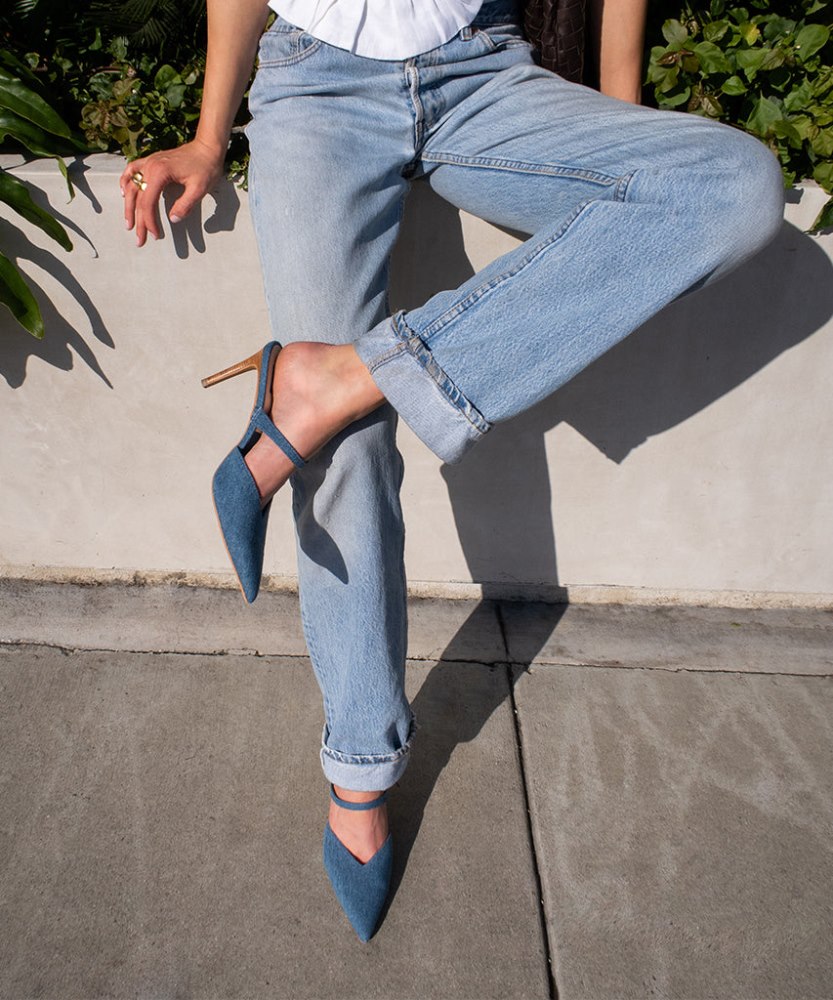 Dolce Vita Kanika Heels Blue Denim
