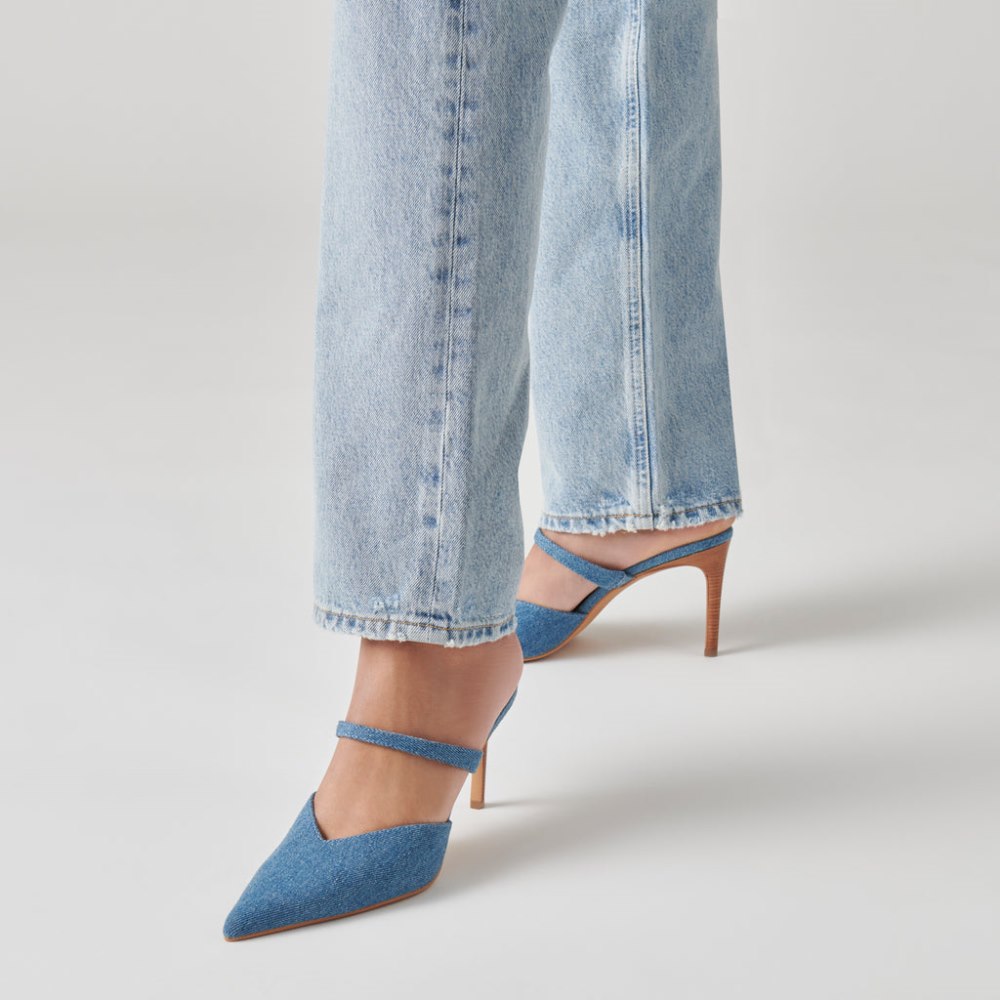 Dolce Vita Kanika Heels Blue Denim