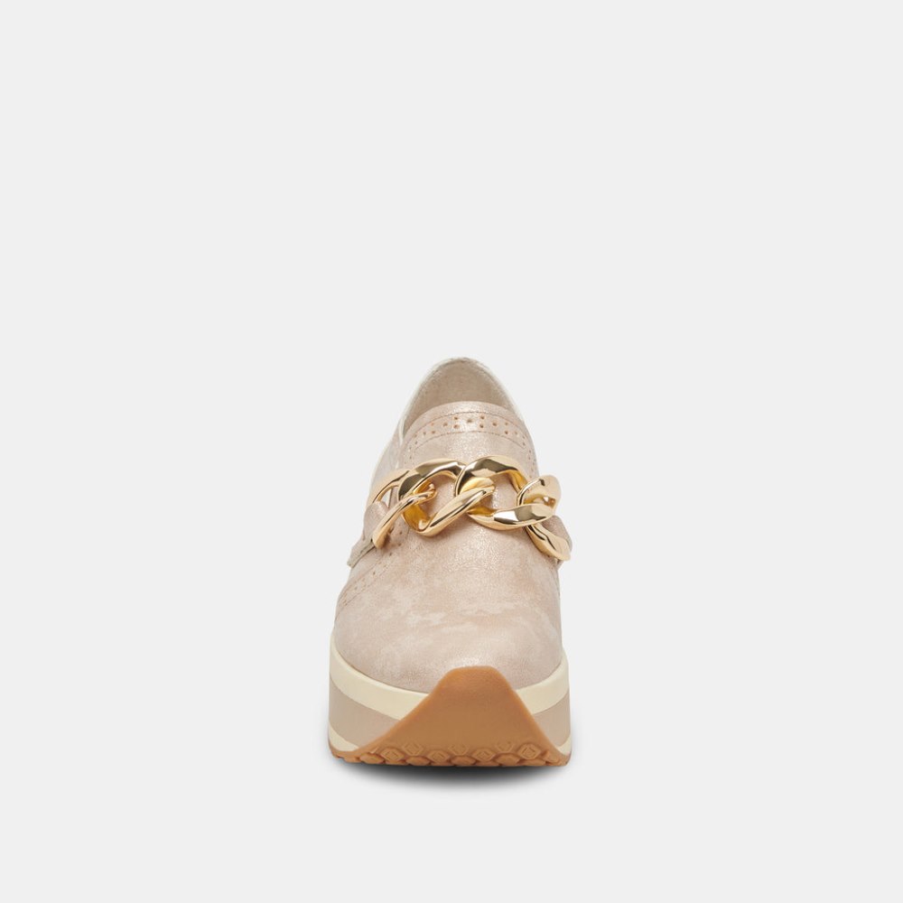 Dolce Vita Jhenee Sneakers Light Gold Nubuck