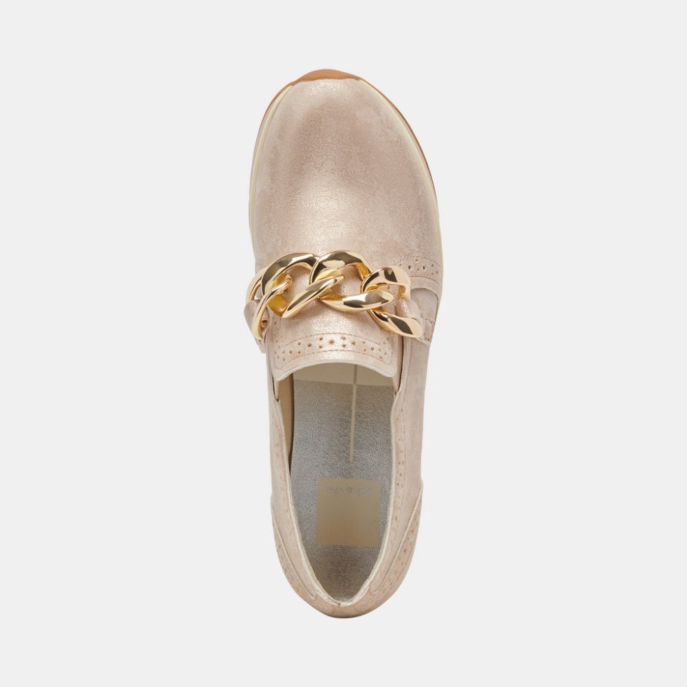 Dolce Vita Jhenee Sneakers Light Gold Nubuck