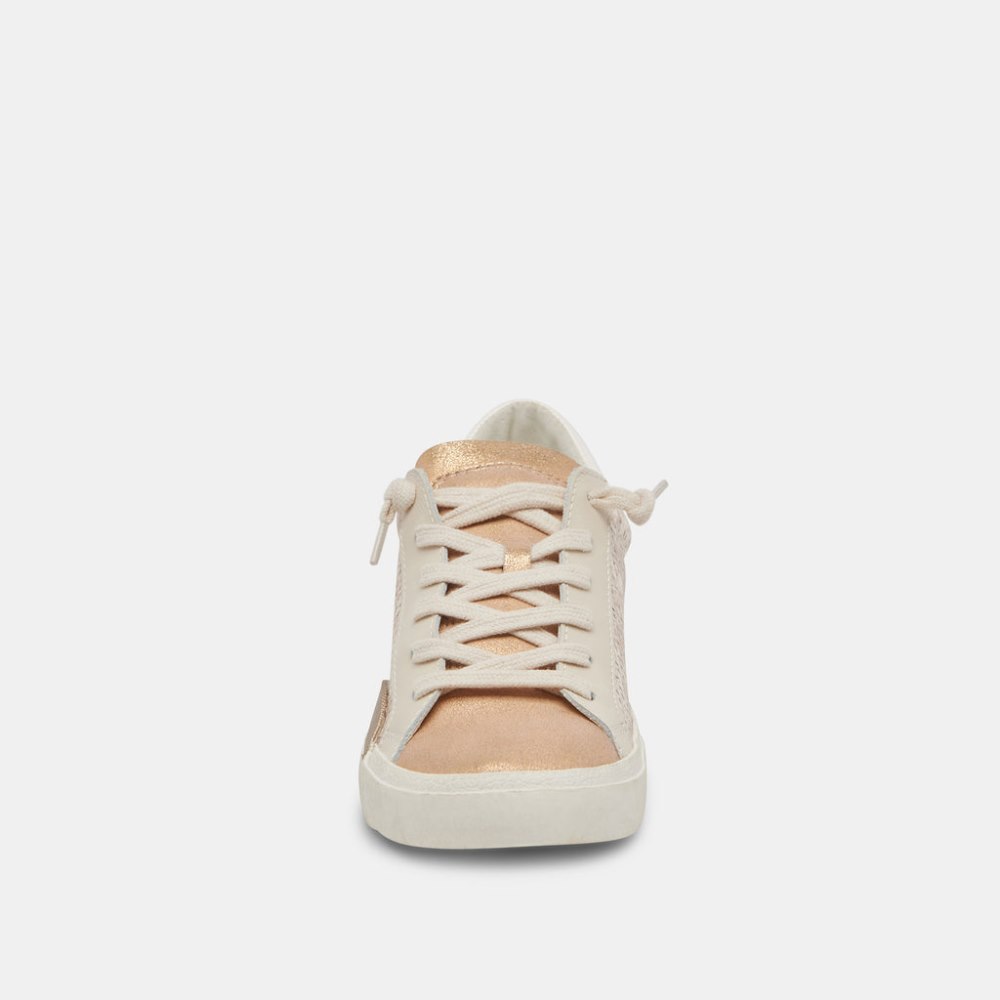 Dolce Vita Zina Sneakers Sand Embossed Leather
