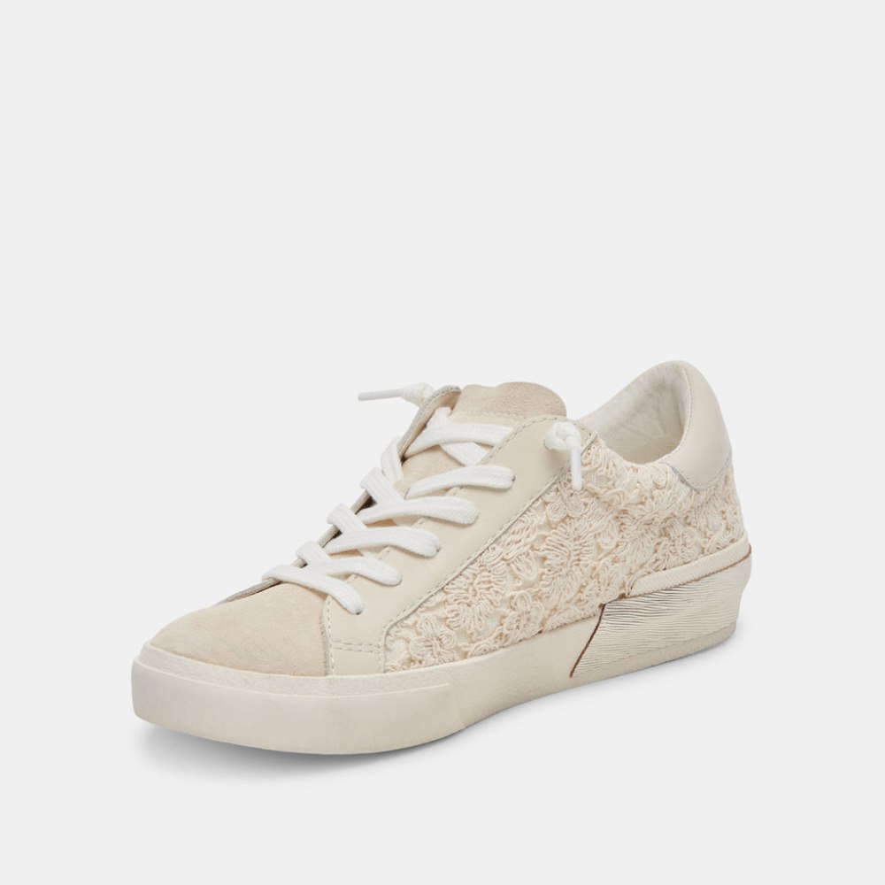 Dolce Vita Zina Sneakers Ecru Lace