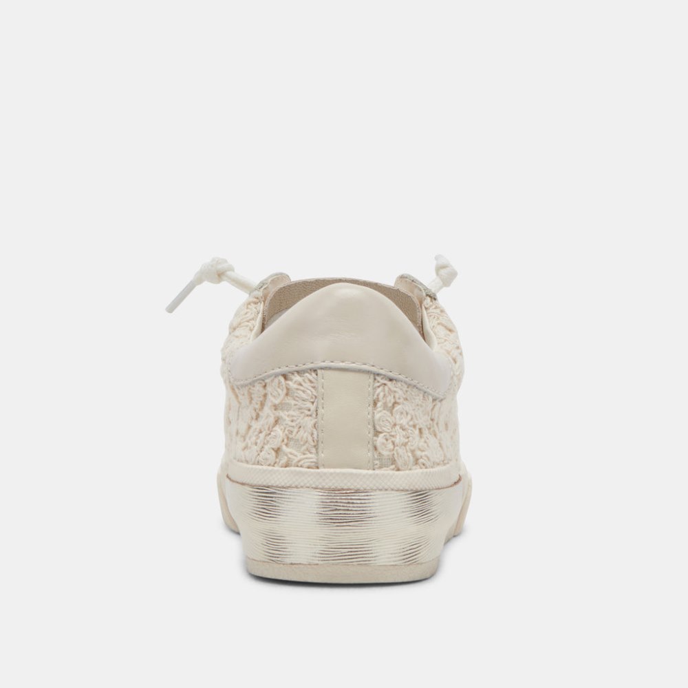 Dolce Vita Zina Sneakers Ecru Lace