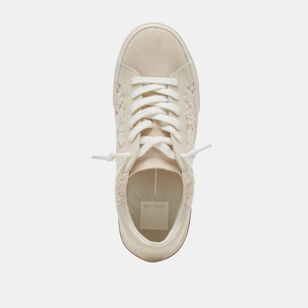 Dolce Vita Zina Sneakers Ecru Lace