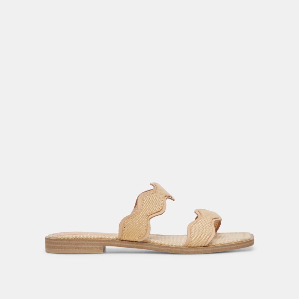 Dolce Vita Ilva Sandals Lt Natural Raffia