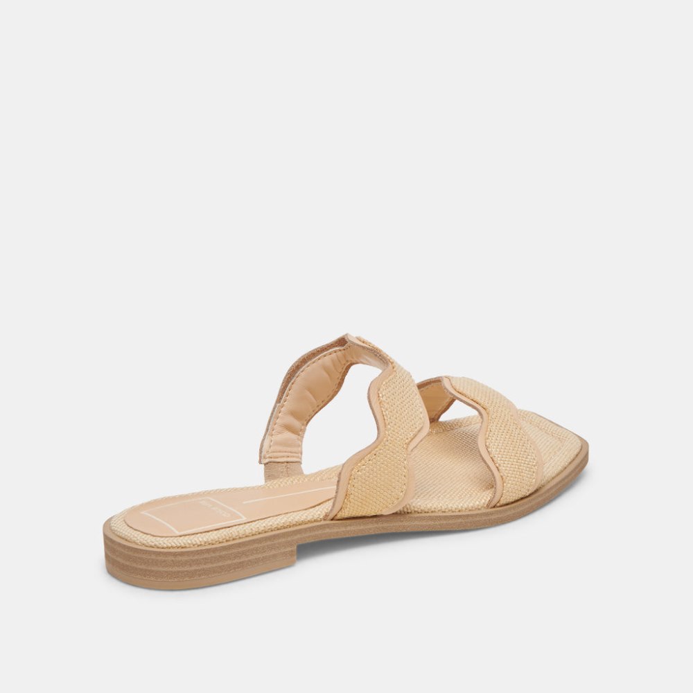 Dolce Vita Ilva Sandals Lt Natural Raffia