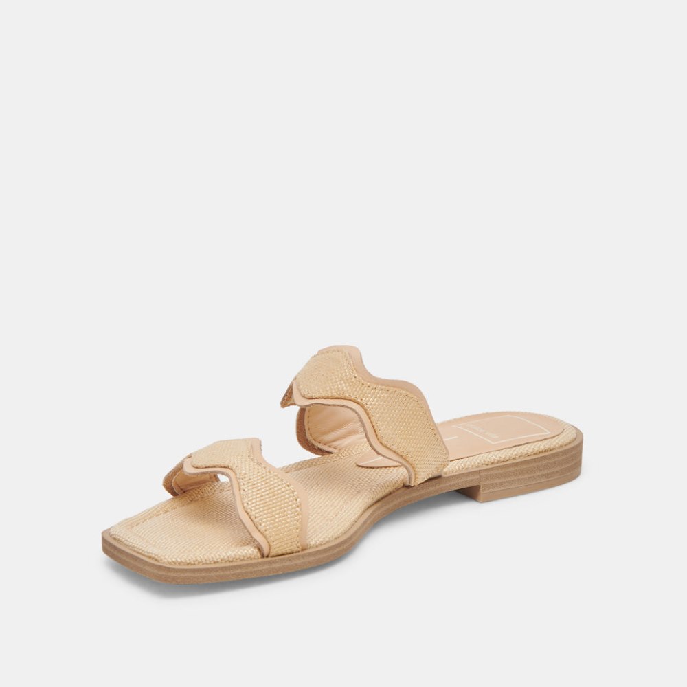 Dolce Vita Ilva Sandals Lt Natural Raffia