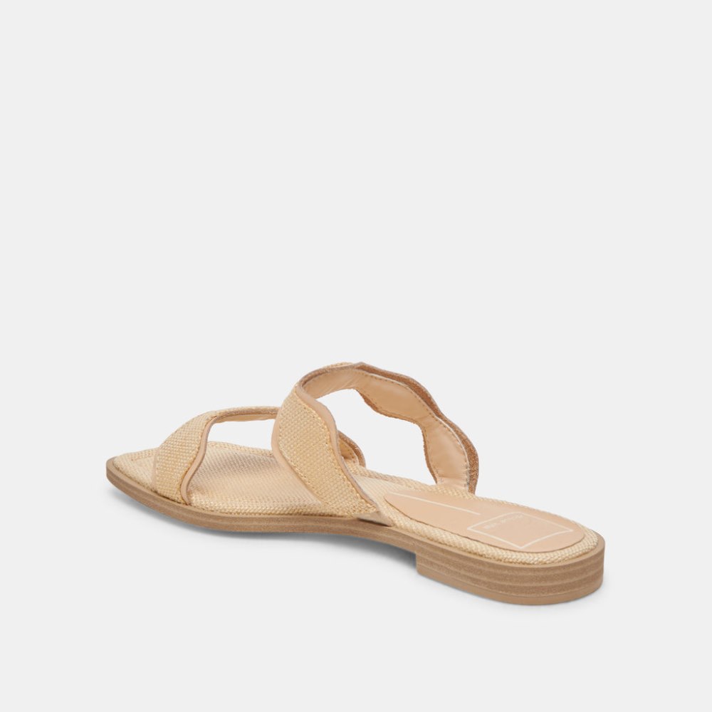 Dolce Vita Ilva Sandals Lt Natural Raffia