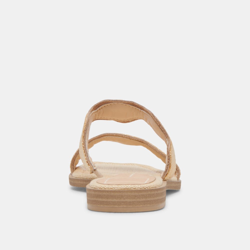 Dolce Vita Ilva Sandals Lt Natural Raffia