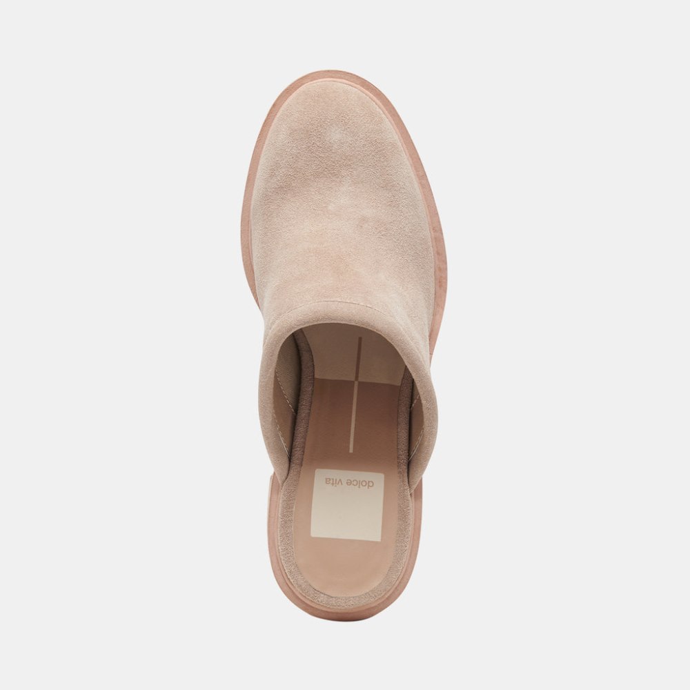 Dolce Vita Castel Heels Taupe Suede