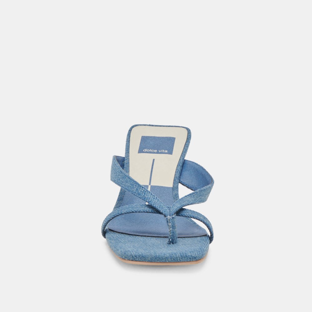 Dolce Vita Brevel Heels Blue Denim