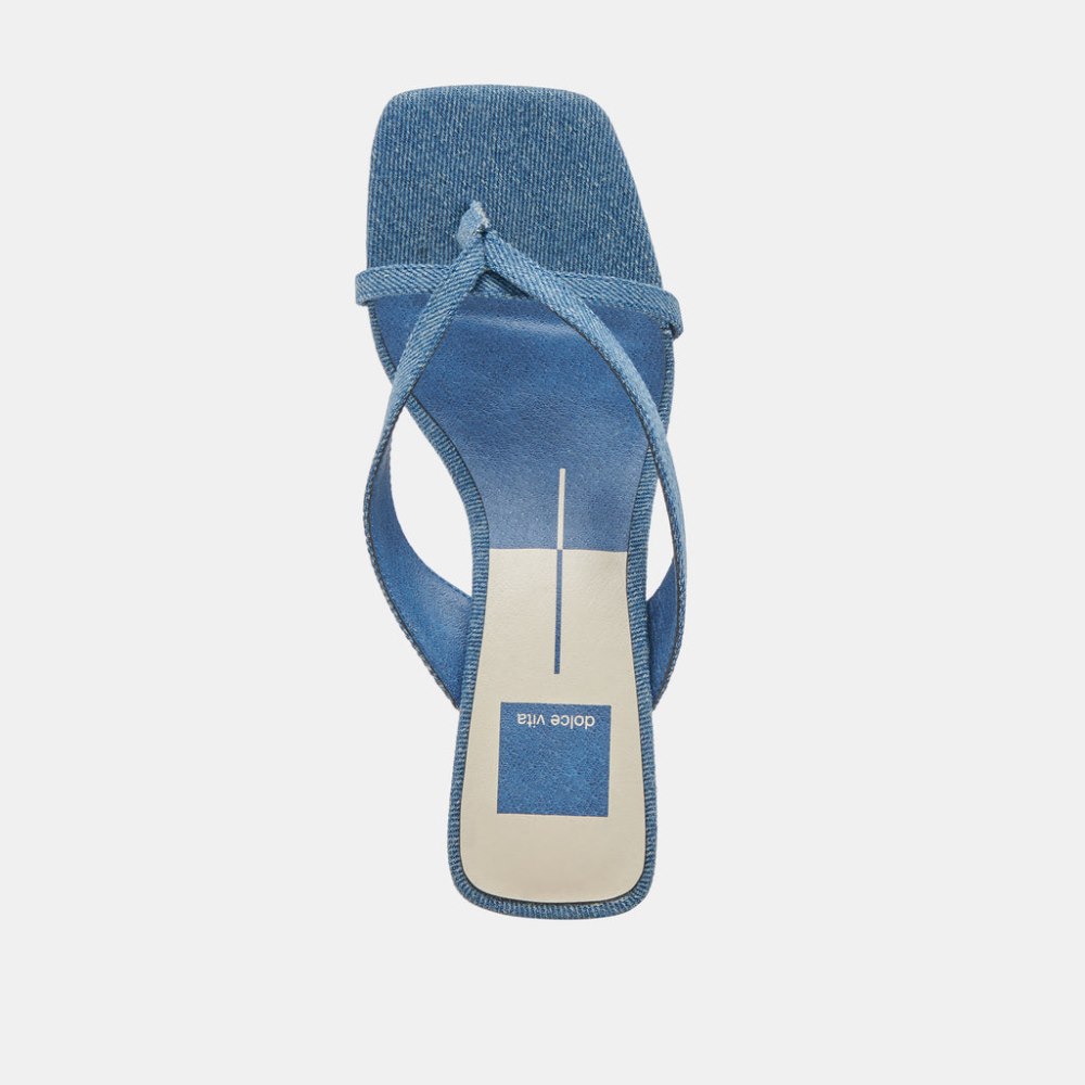 Dolce Vita Brevel Heels Blue Denim
