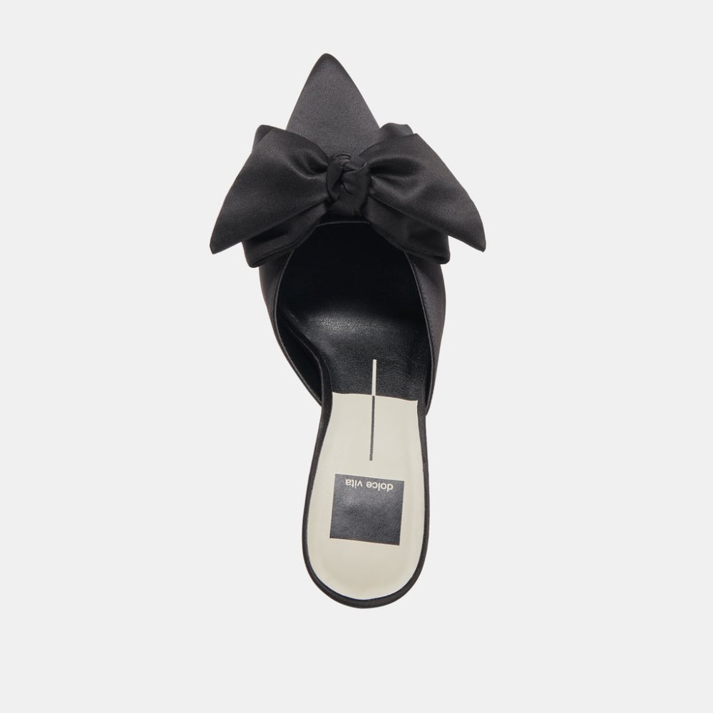 Dolce Vita Kayli Heels Onyx Satin