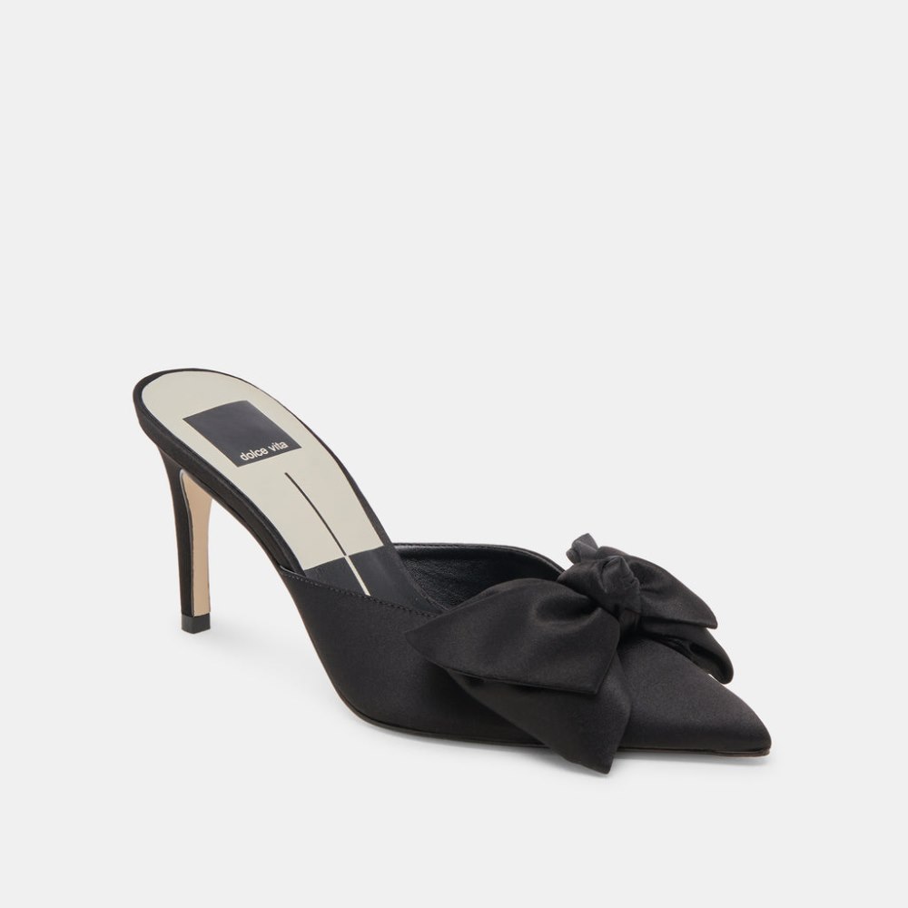 Dolce Vita Kayli Heels Onyx Satin