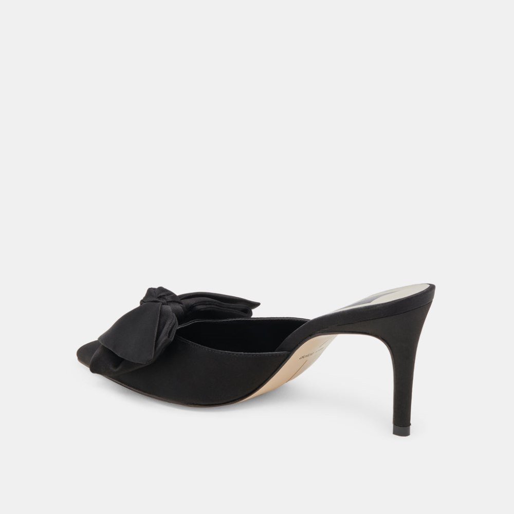 Dolce Vita Kayli Heels Onyx Satin