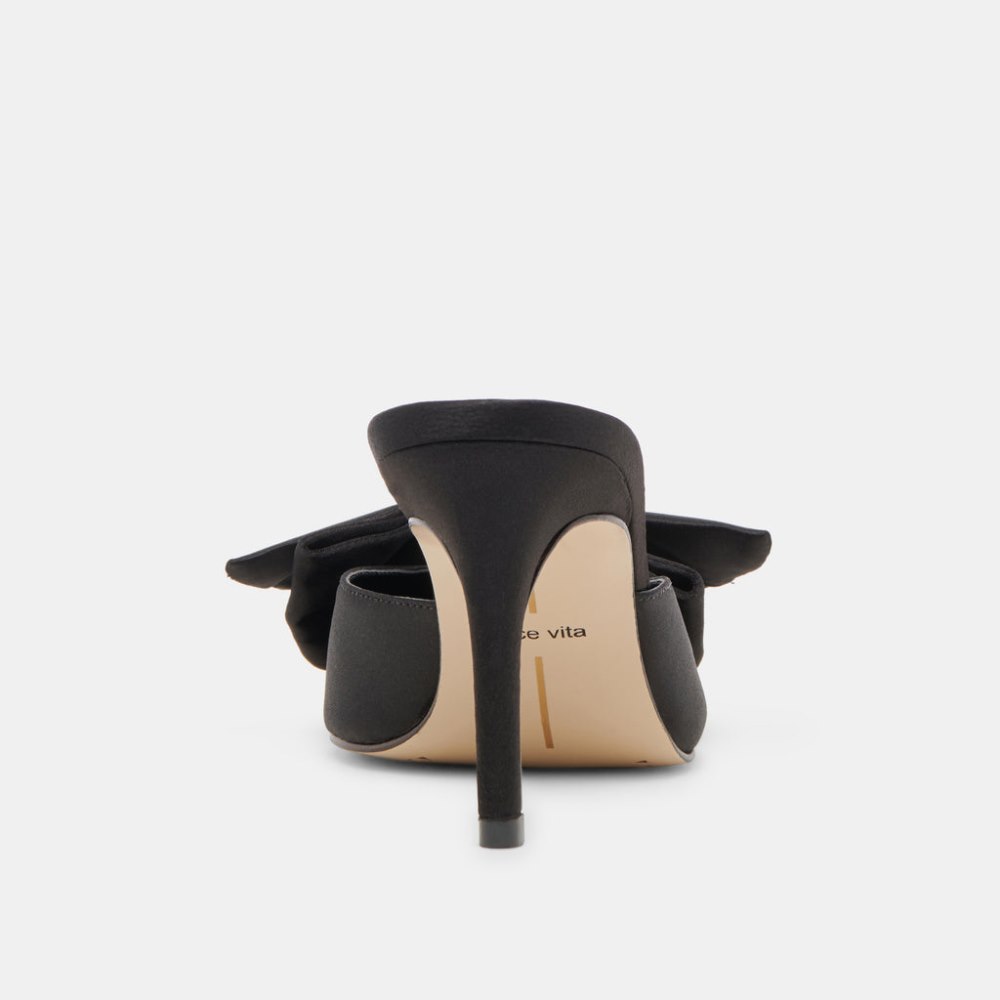 Dolce Vita Kayli Heels Onyx Satin