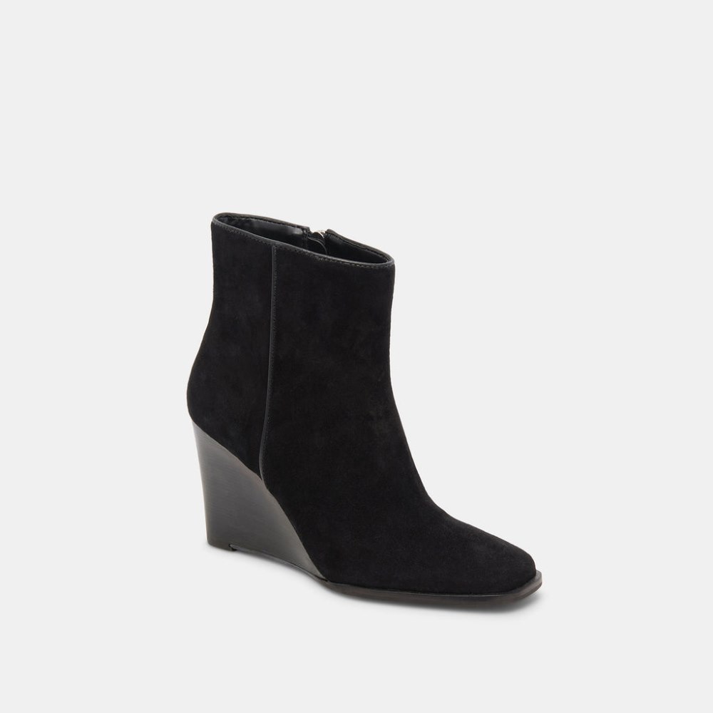 Dolce Vita Susann Booties Onyx Suede