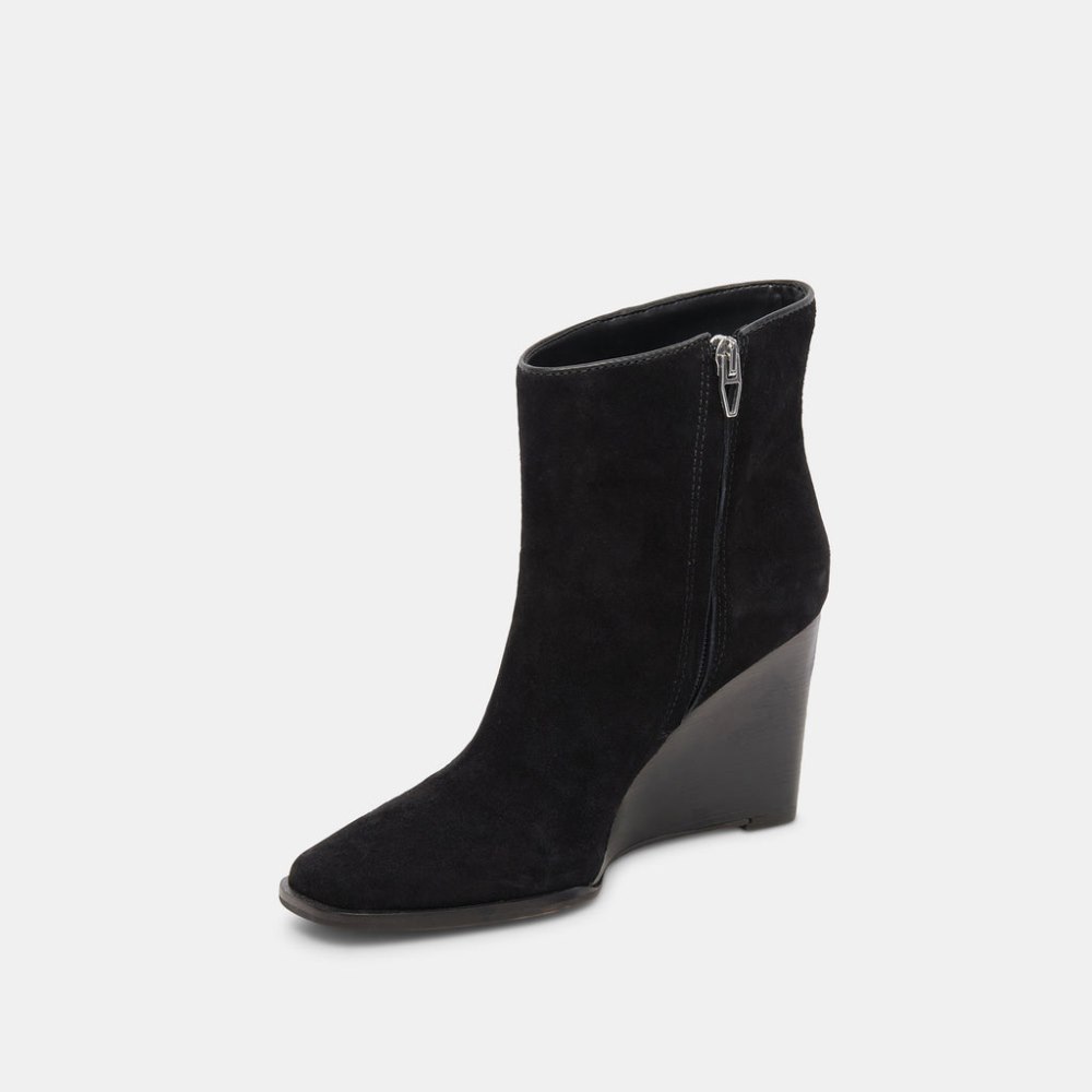 Dolce Vita Susann Booties Onyx Suede