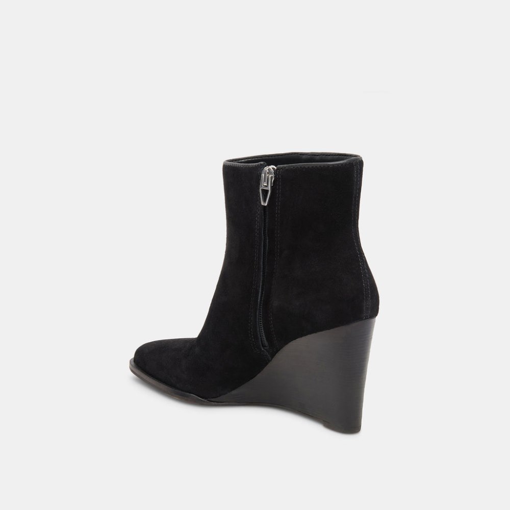Dolce Vita Susann Booties Onyx Suede