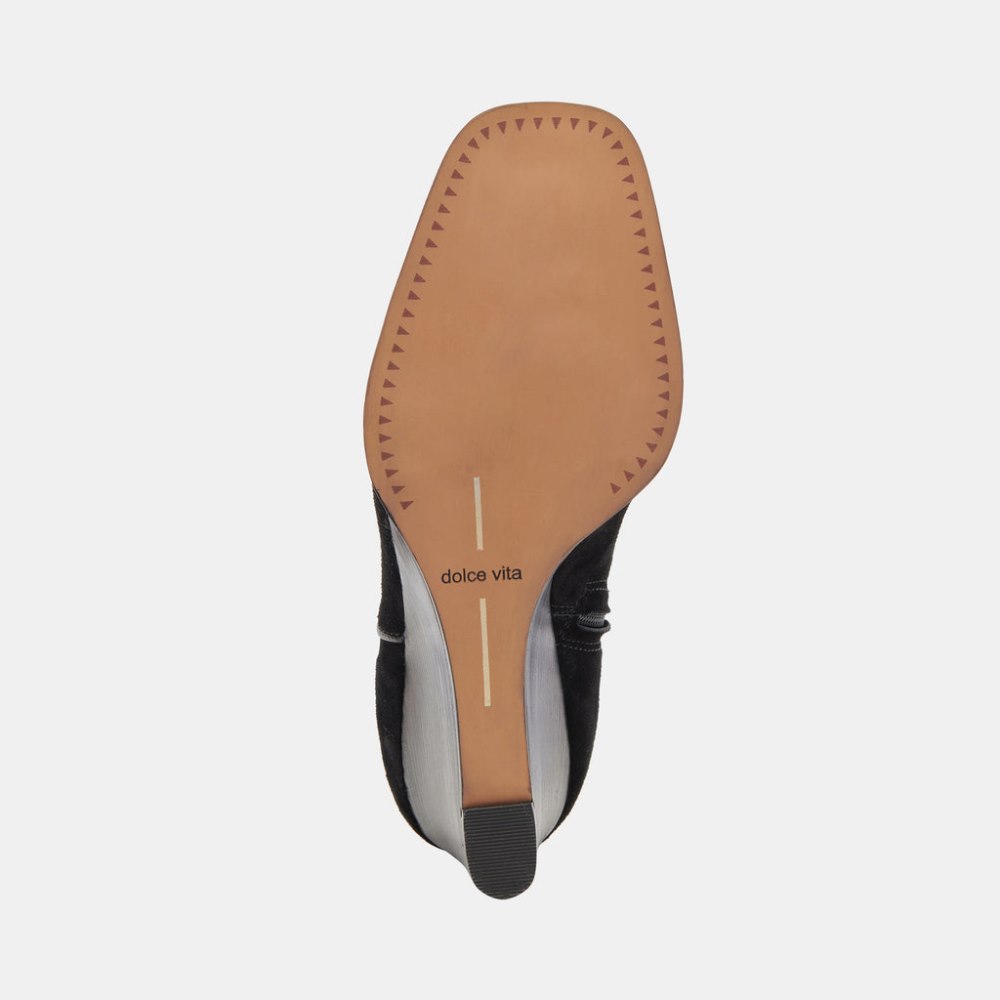 Dolce Vita Susann Booties Onyx Suede