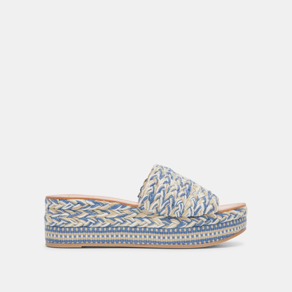 Dolce Vita Pazli Sandals Blue Multi Woven