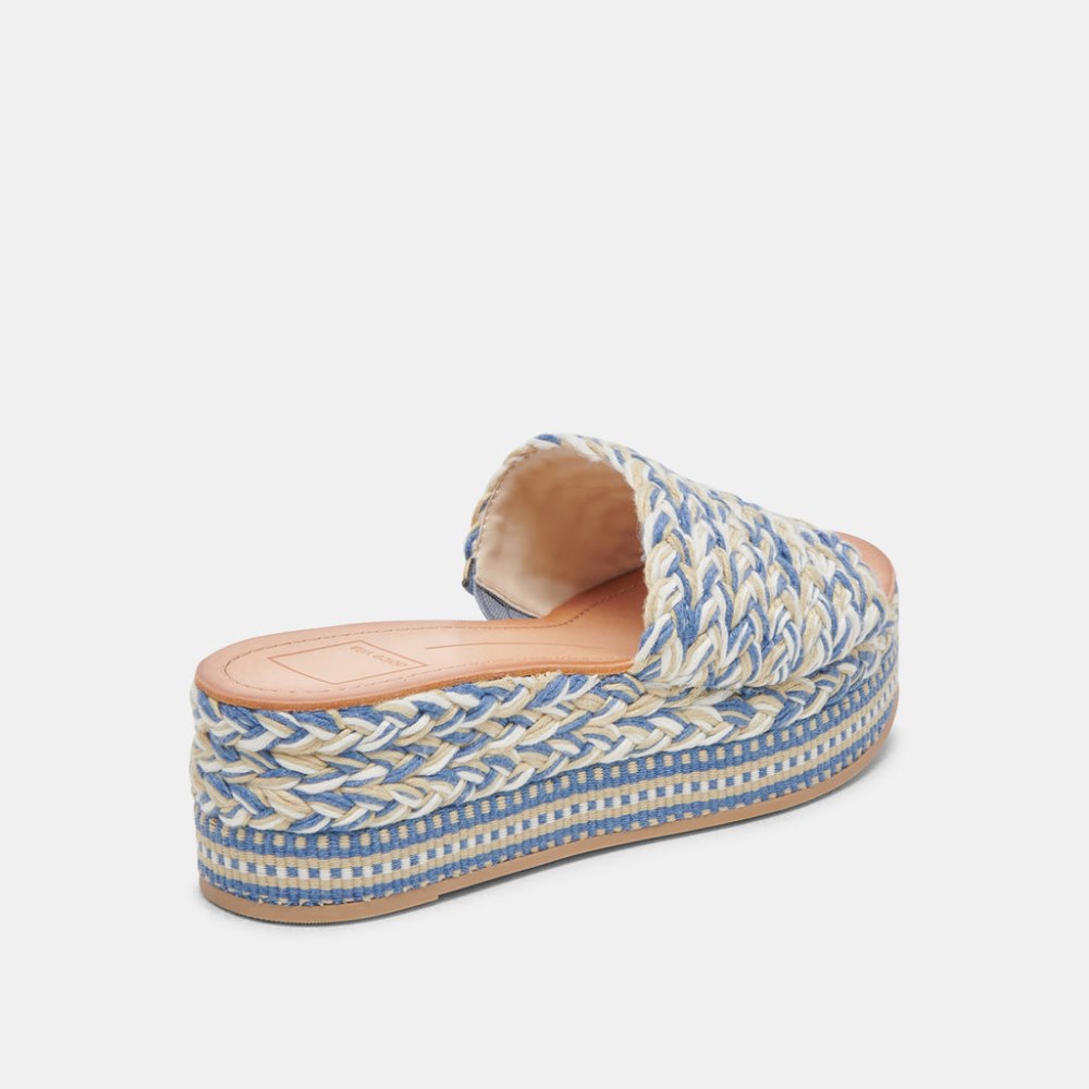 Dolce Vita Pazli Sandals Blue Multi Woven
