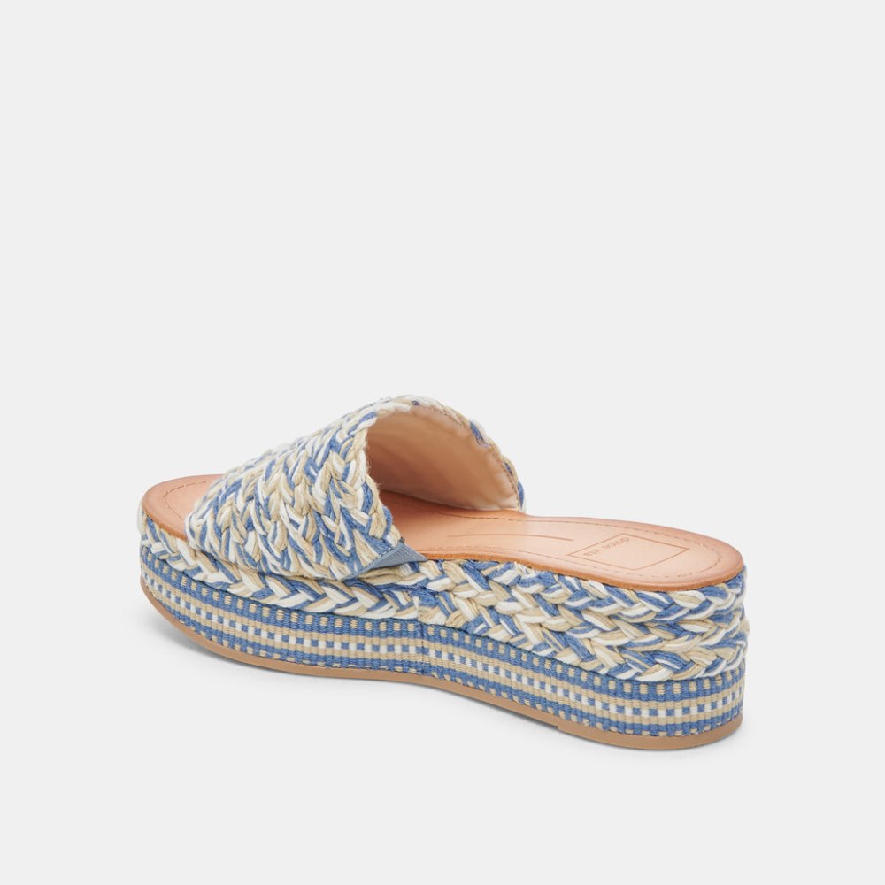 Dolce Vita Pazli Sandals Blue Multi Woven