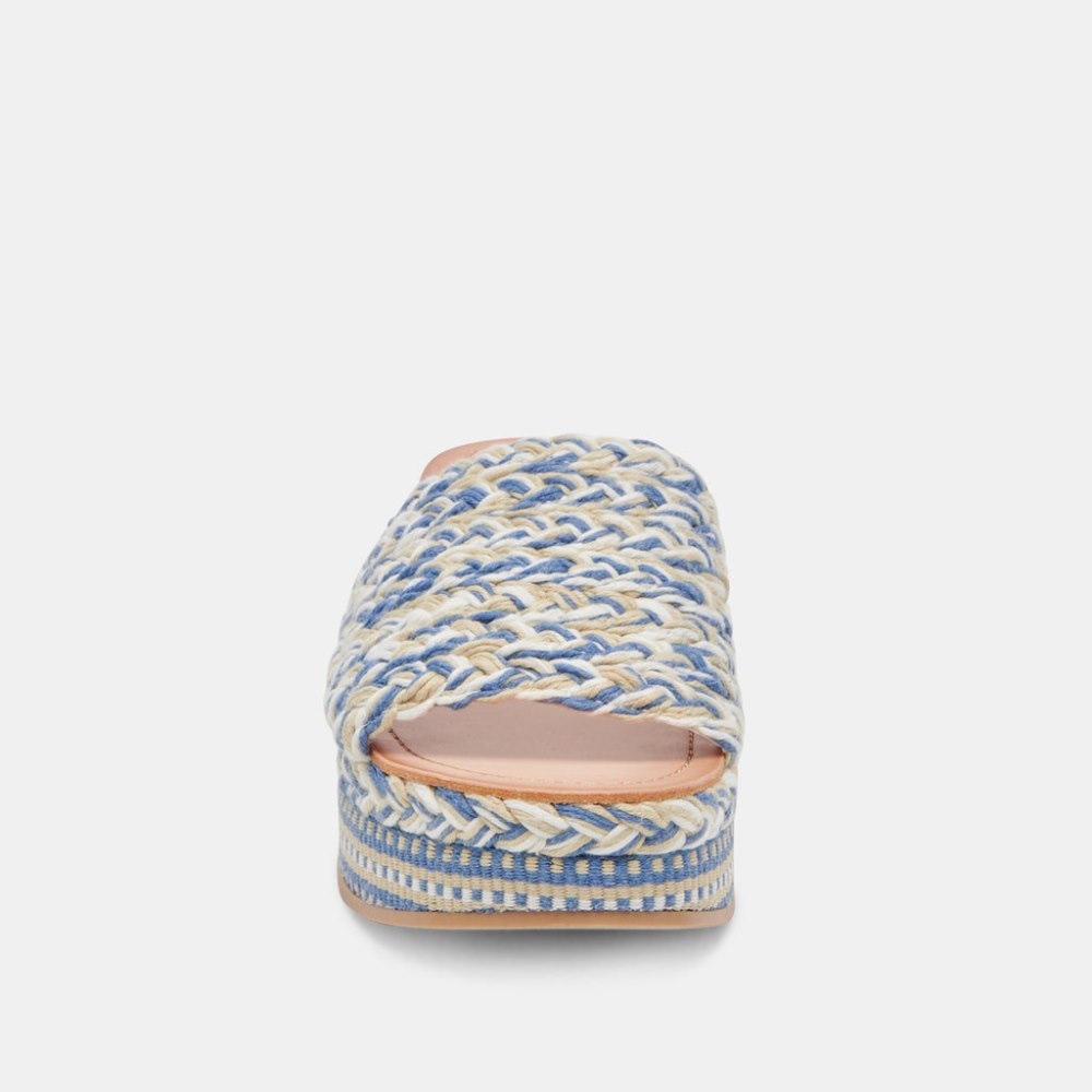 Dolce Vita Pazli Sandals Blue Multi Woven