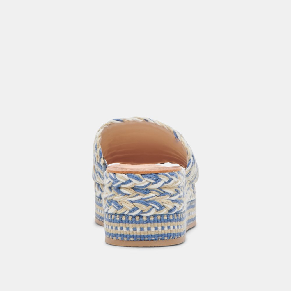 Dolce Vita Pazli Sandals Blue Multi Woven