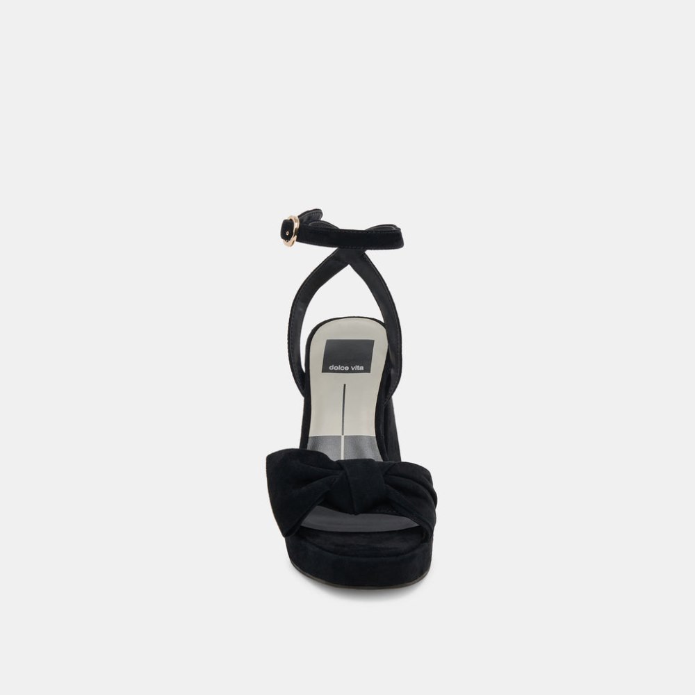 Dolce Vita Pacie Heels Onyx Suede
