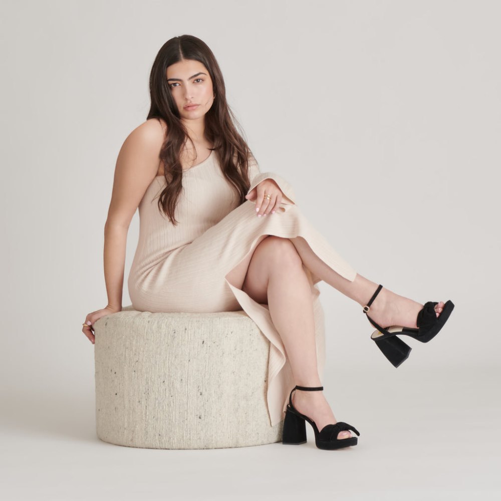 Dolce Vita Pacie Heels Onyx Suede