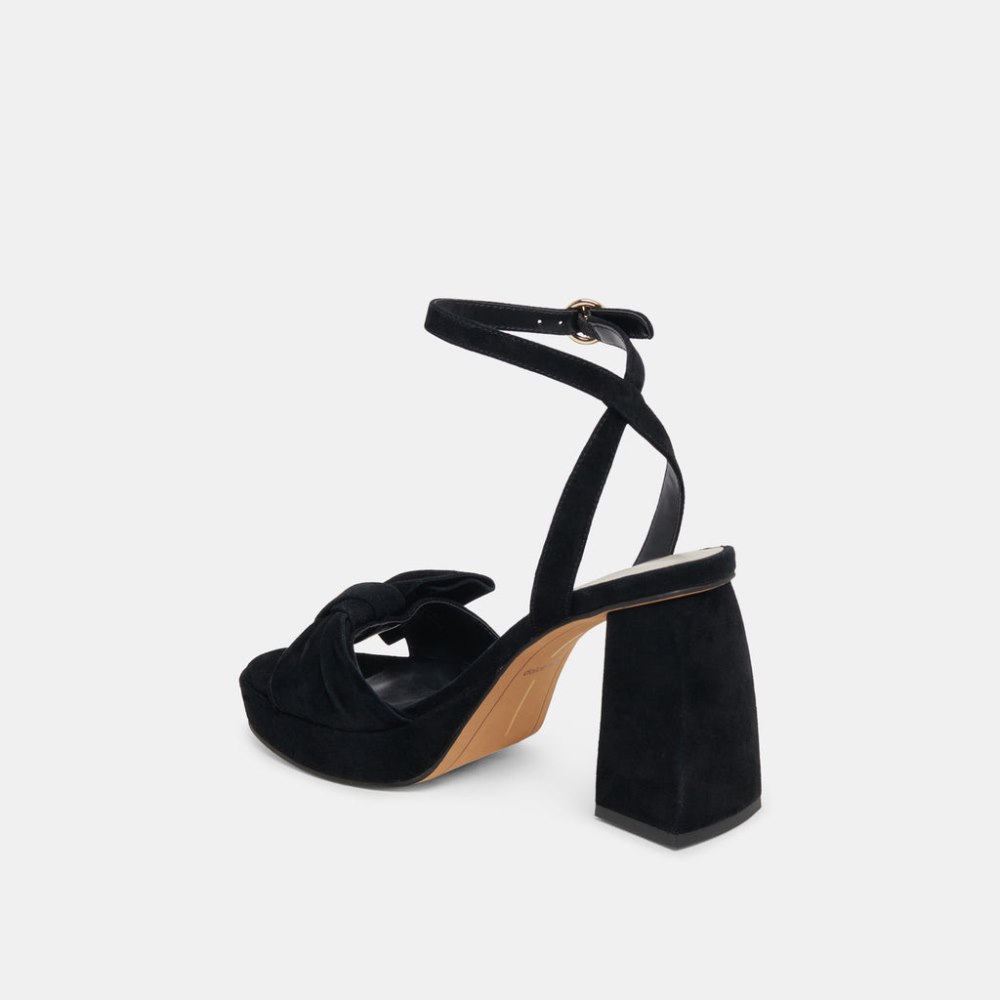 Dolce Vita Pacie Heels Onyx Suede
