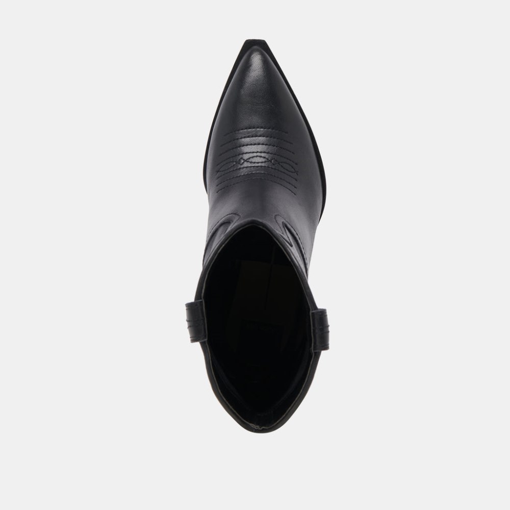 Dolce Vita Angel Booties Black Leather