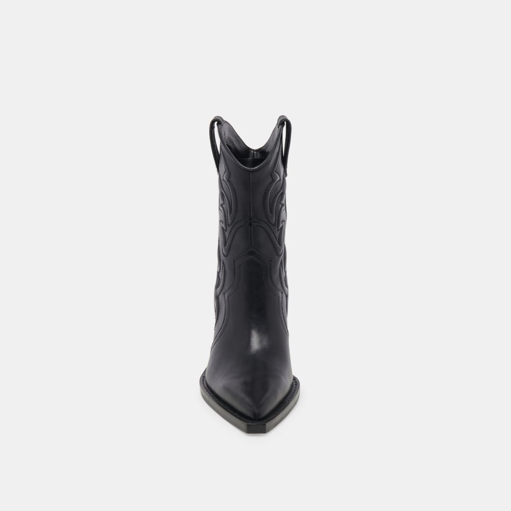 Dolce Vita Angel Booties Black Leather