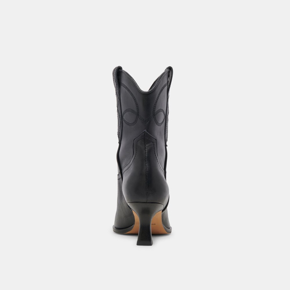 Dolce Vita Angel Booties Black Leather