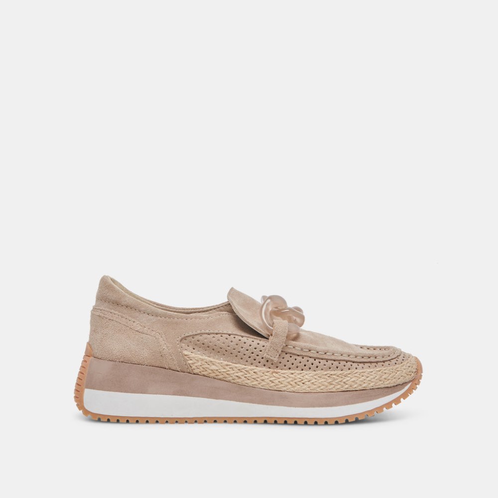Dolce Vita Jadah Sneakers Taupe Suede