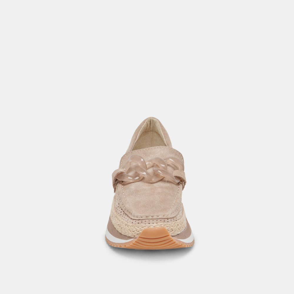 Dolce Vita Jadah Sneakers Taupe Suede