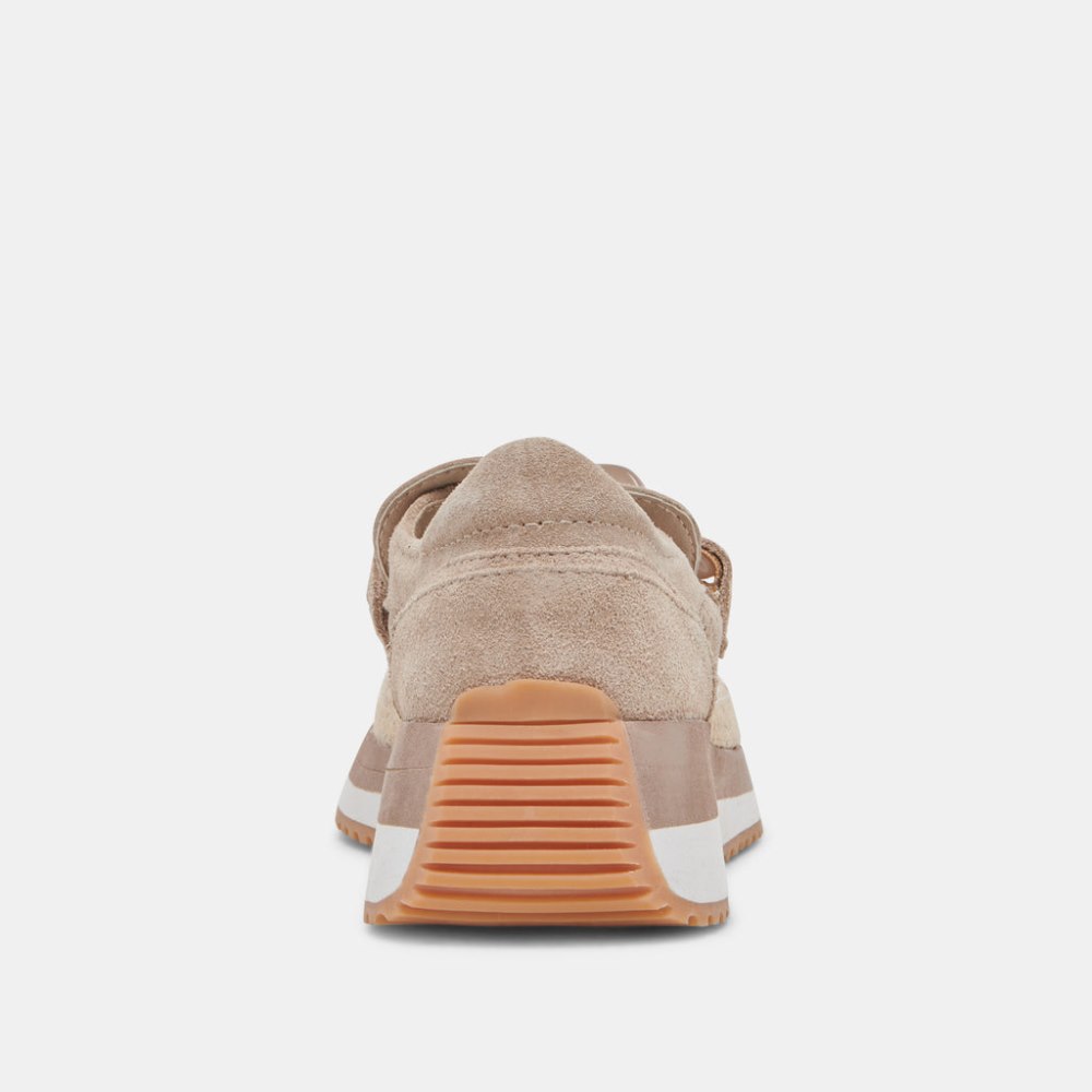 Dolce Vita Jadah Sneakers Taupe Suede