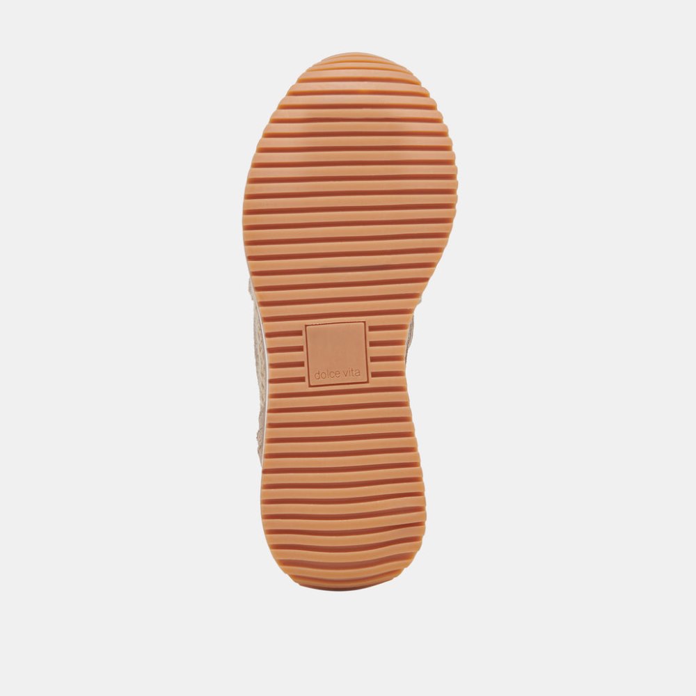 Dolce Vita Jadah Sneakers Taupe Suede