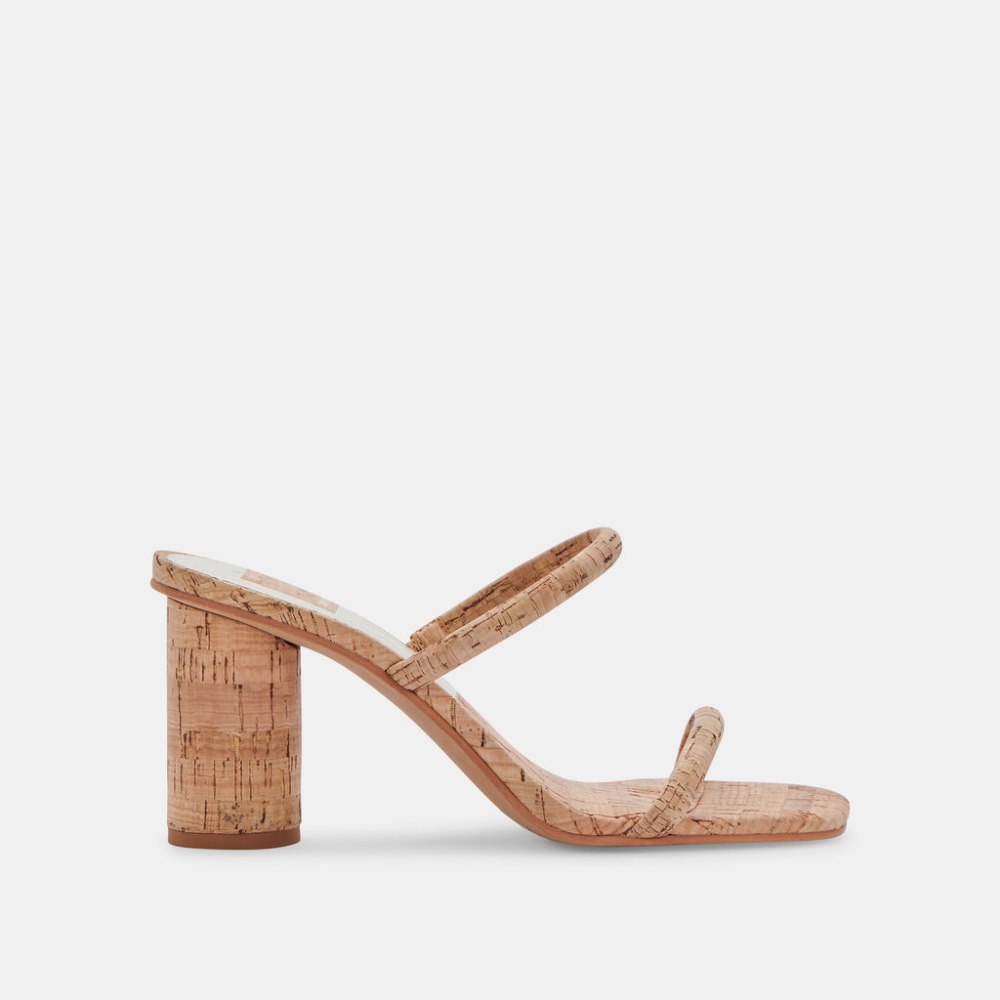 Dolce Vita Noles Heels Natural Cork